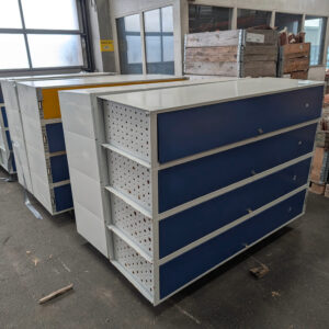 Omklædningsskabe - flere forskellige modeller, også skabe med nøgler