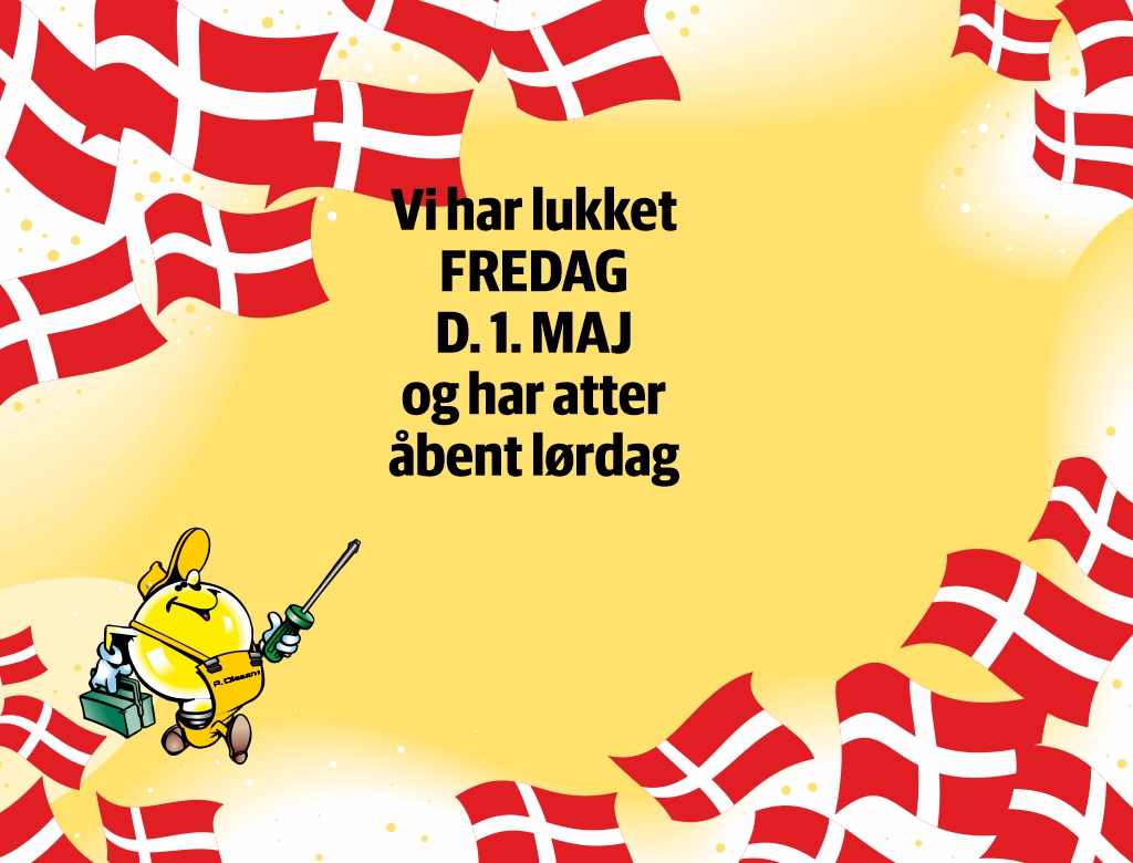 1. MAJ LUKKET