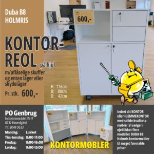 DUBA B8 Holmris kontormøbel