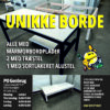 Bord med marmorbordplade